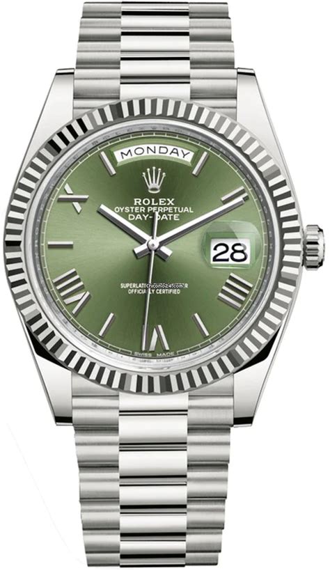 rolex day date witgoud wit wijzerplaat|Rolex Day.